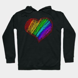 Rainbow heart Hoodie